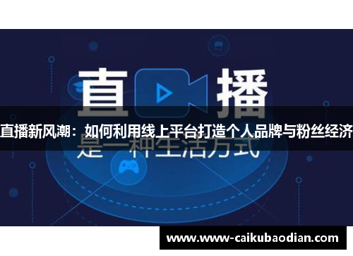 直播新风潮：如何利用线上平台打造个人品牌与粉丝经济
